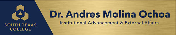 Faculty/Staff nameplate